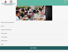 Tablet Screenshot of matereast.org